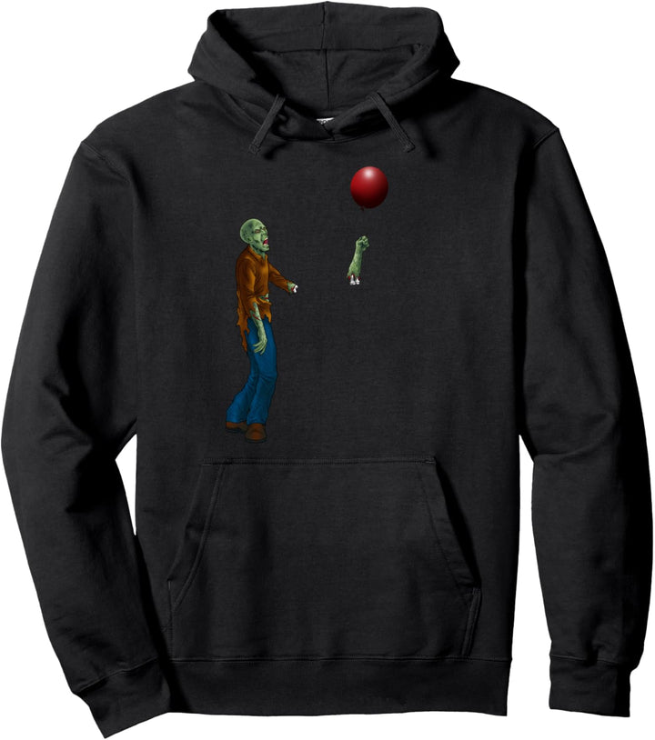 Lustiger Zombie-Ballon Pullover Hoodie