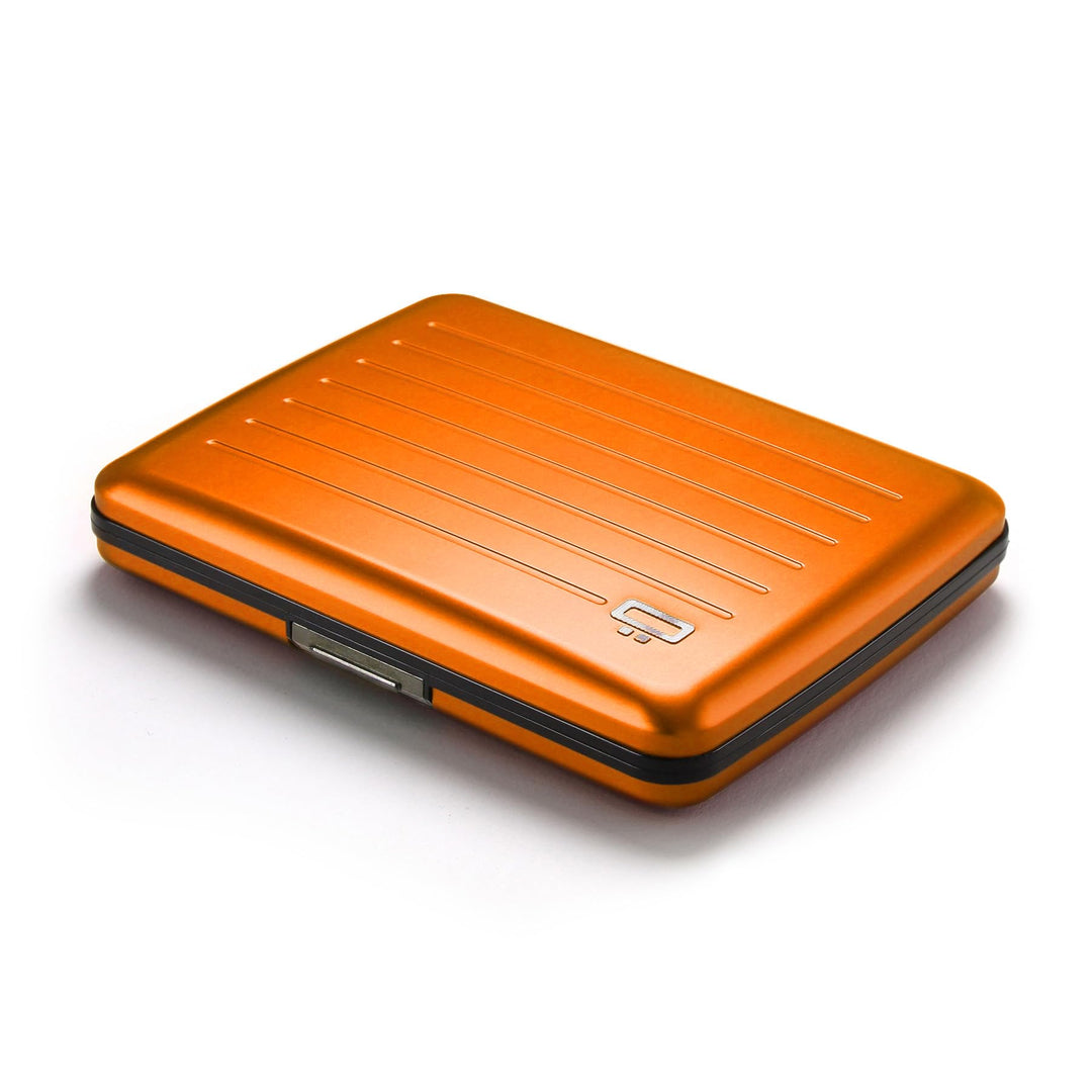 OGON Aluminium Geldbörse Smart Case V2 Large - Verstecktes Fach für Münzen und Scheine - RFID Schutz