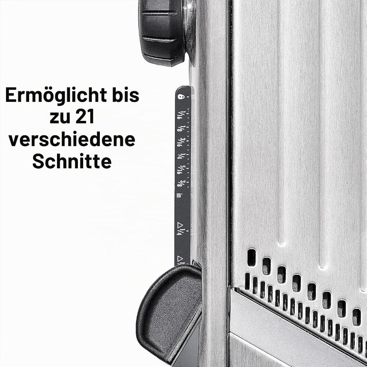 OXO Steel Profi-Obst- und Gemüsehobel aus Stahl 2.0 Single Stainless Steel, Single Stainless Steel