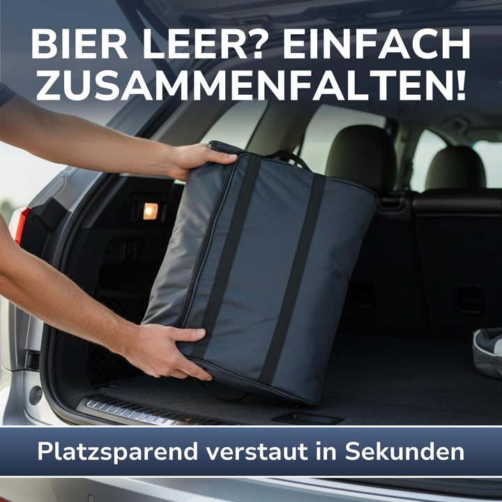 Bier Kühltasche - Kühltasche für Bierkasten - Isoliertasche für Bierkiste