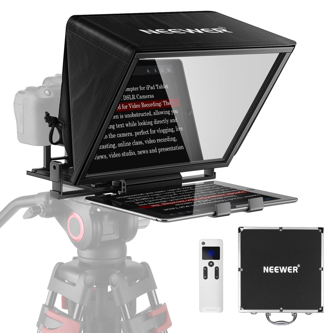 NEEWER Teleprompter X14 mit RT 110 Fernbedienung und APP Steuerung (Bluetooth Verbindung über NEEWER