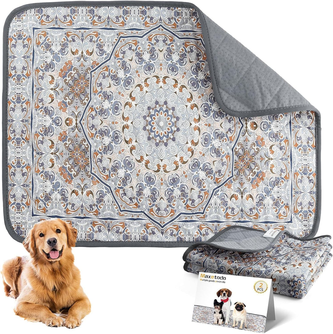 2pcs 46*61cm Waschbar Welpen Unterlagen Haustier Trainingspads PIPI Matten Für Trächtige Hunde Katze