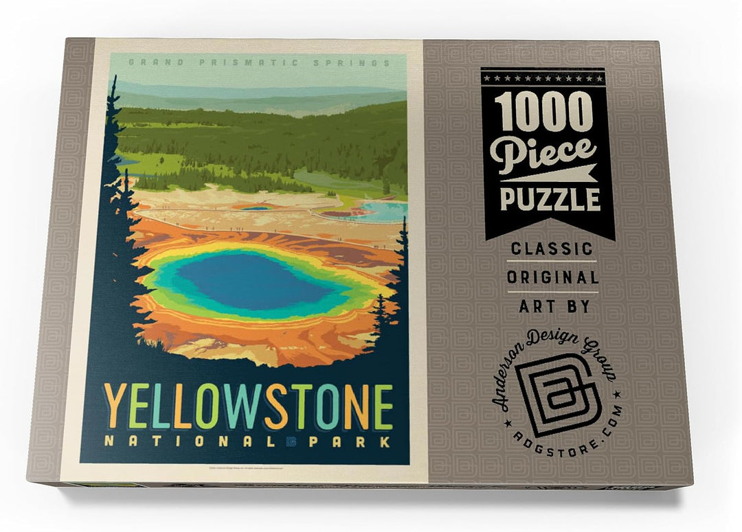 Yellowstone National Park: Grand Prismatic Springs - Premium 1000 Teile Puzzle - MyPuzzle Sonderkoll