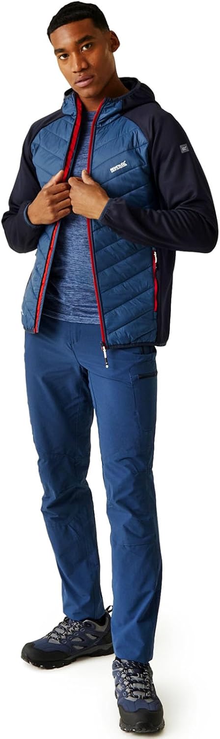 Regatta Herren Gepolsterter Mantel S Coronet Blue/Moonlight Denim, S Coronet Blue/Moonlight Denim