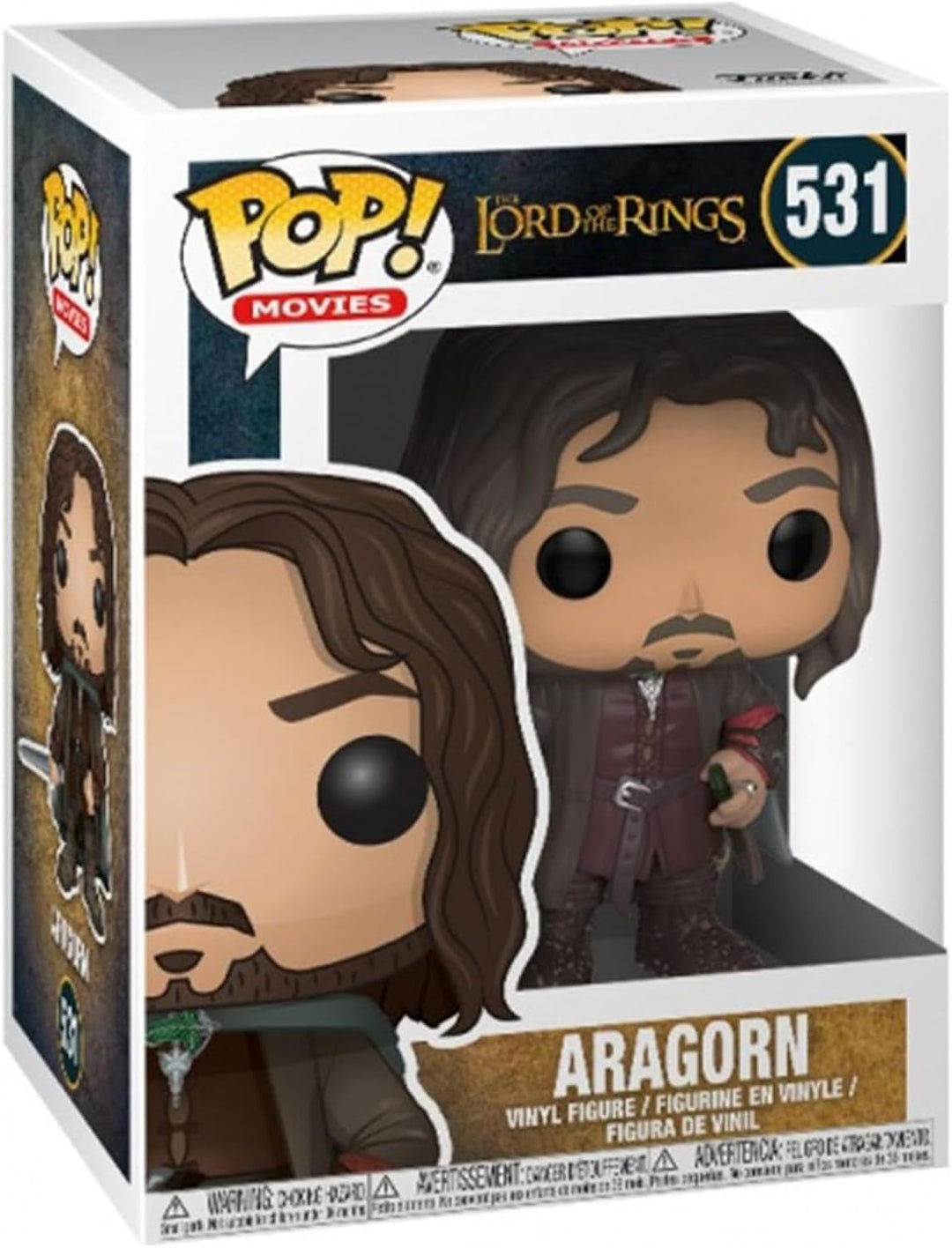 POP! Movies: The Lord of The Rings - Aragorn Vinyl Figure Standard Einheitsgrösse, Einheitsgrösse