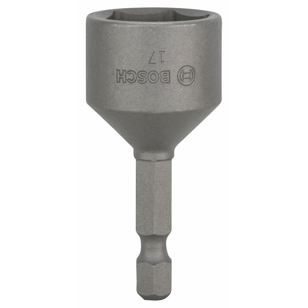 Bosch Professional Steckschlüssel für Sechskantschrauben (Schlüsselweite: 17 mm, Länge: 50 mm), 2608