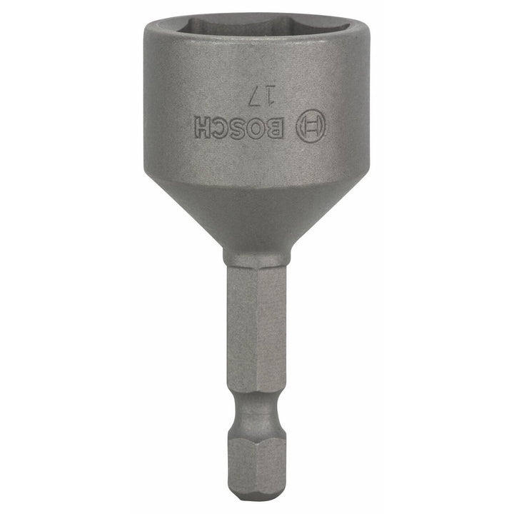 Bosch Professional Steckschlüssel für Sechskantschrauben (Schlüsselweite: 17 mm, Länge: 50 mm), 2608