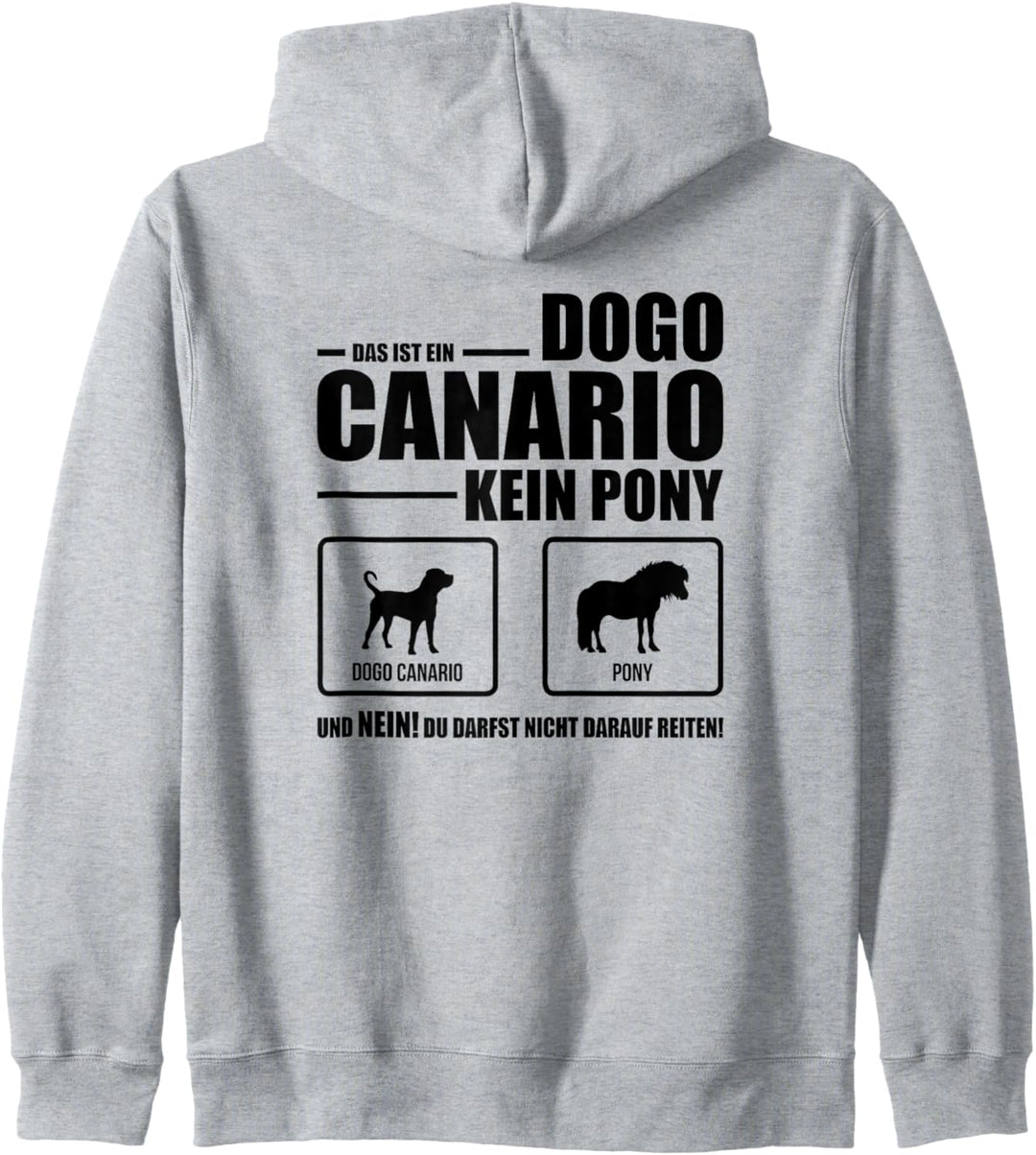 Dogo Canario Kein Pony Hund Hunde Hundespruch Kapuzenjacke
