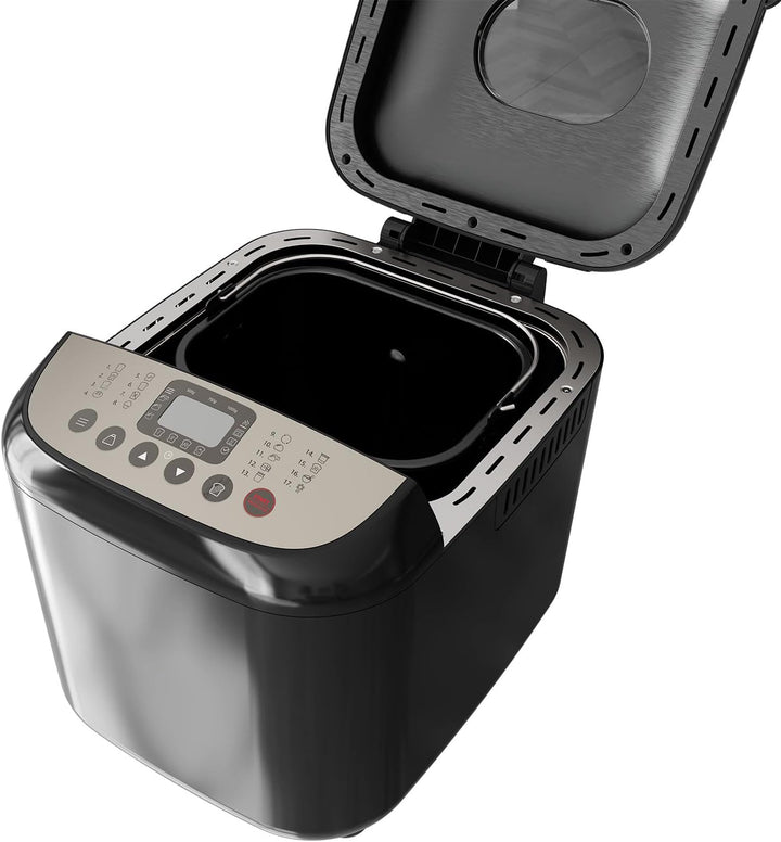 BLACK+DECKER BXBM600E – Brotbackautomat 600W | 500g, 750g & 1kg | 17 Programme für Brot, Joghurt, Ku