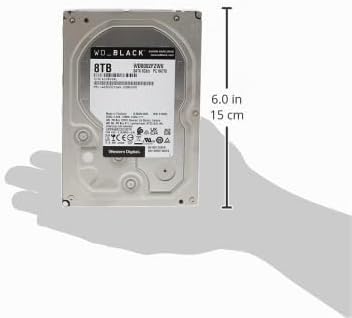 WD_BLACK HDD 8 TB (interne 3,5 Zoll-Gaming-Festplatte, Hochleistungsfestplatte, Performance Desktop