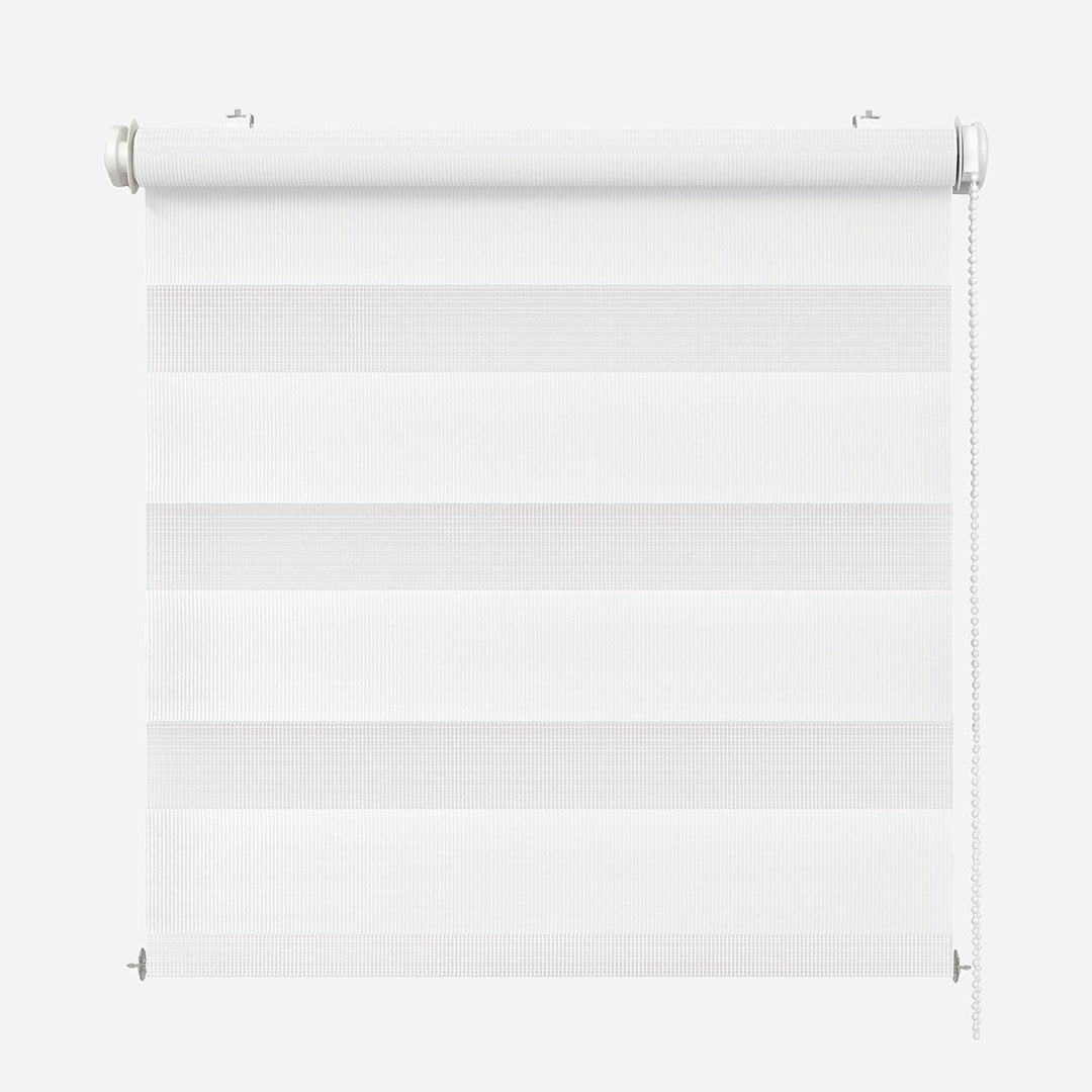Rikmani Doppelrollo Fensterrollo ARD Duo-Rollo Klemmfixierung Zebrarollo Seitenzugrollo ohne Bohren,