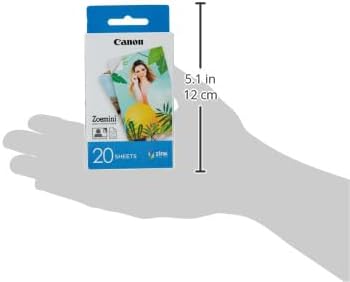 Canon Zink Fotopapier 20 Bögen 4.25in. x 2.50in. x 0.75in., 20 Bögen