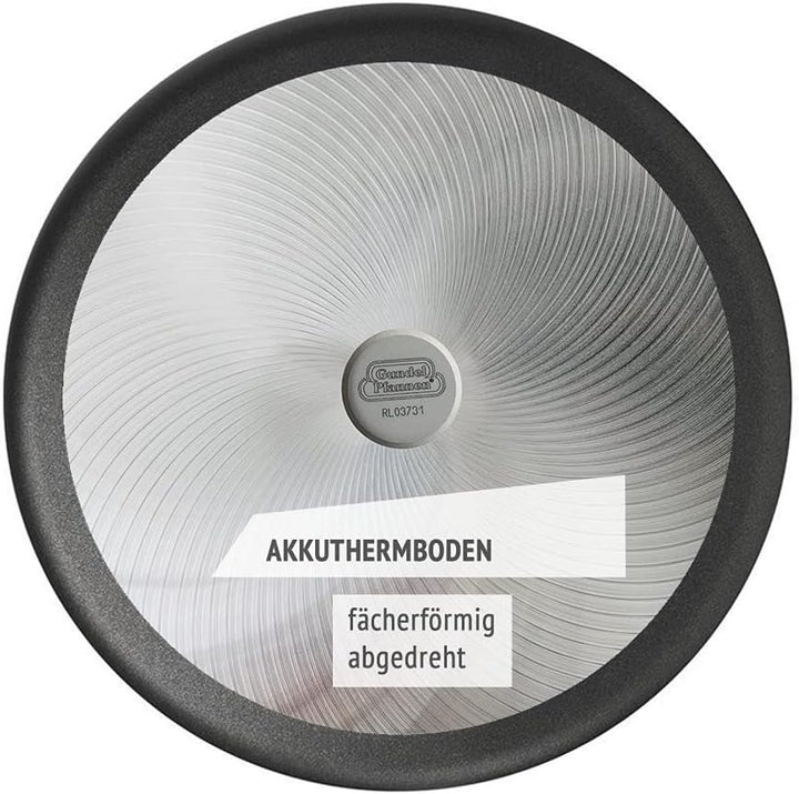 Original Gundel GUSS-UNIVERSAL-TOPF MILCHTOPF, Ø 20 cm, Höhe 11 cm, BIOTAN-Oberfläche, PFOA-frei, St