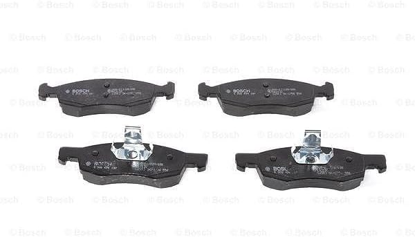 Bosch BP1107 Bremsbeläge - Vorderachse - ECE-R90 Zertifizierung - vier Bremsbeläge pro Set