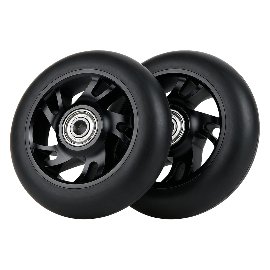 2 Stück Pro Stunt Scooter Rollen 100mm, Stunt Scooter Räder with ABEC-9 Bearings, Thickened PVC Repl
