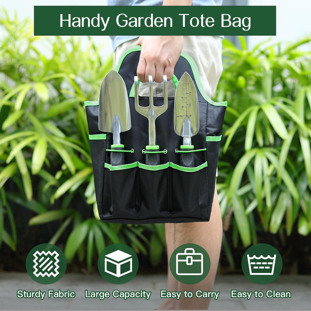 Housolution Gartengeräte Set, 8 PCS Gartenarbeit-Handwerkzeug-Set, Robust Aluminiumlegierung Gartena
