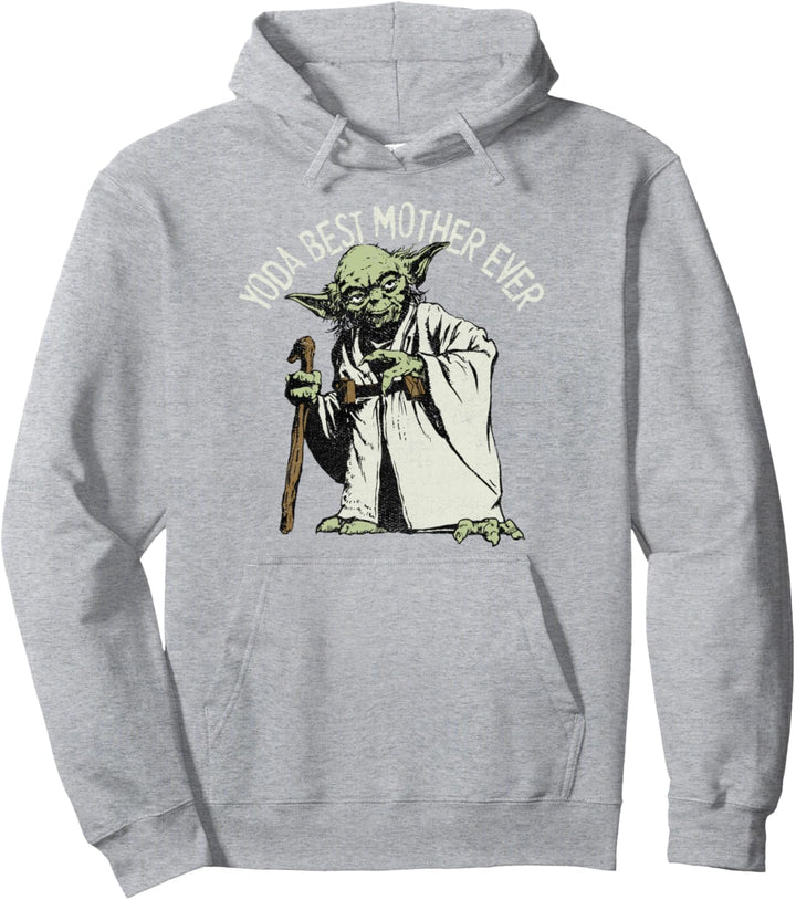 Star Wars Yoda Best Mother Ever Portrait Pullover Hoodie