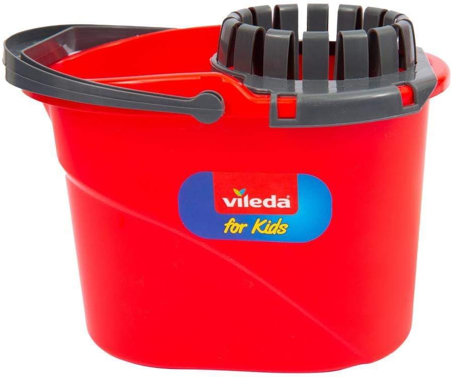 Grandi Giochi - Reinigungswagen Vileda for Kids, die Originalversion Spielzeug mit Besen, Wischmop u