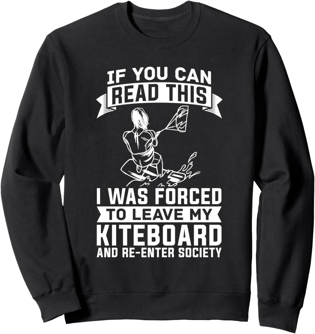 Kitesurfen Kiteboarding Kiten Kiting - Kite Kiteboarder Sweatshirt