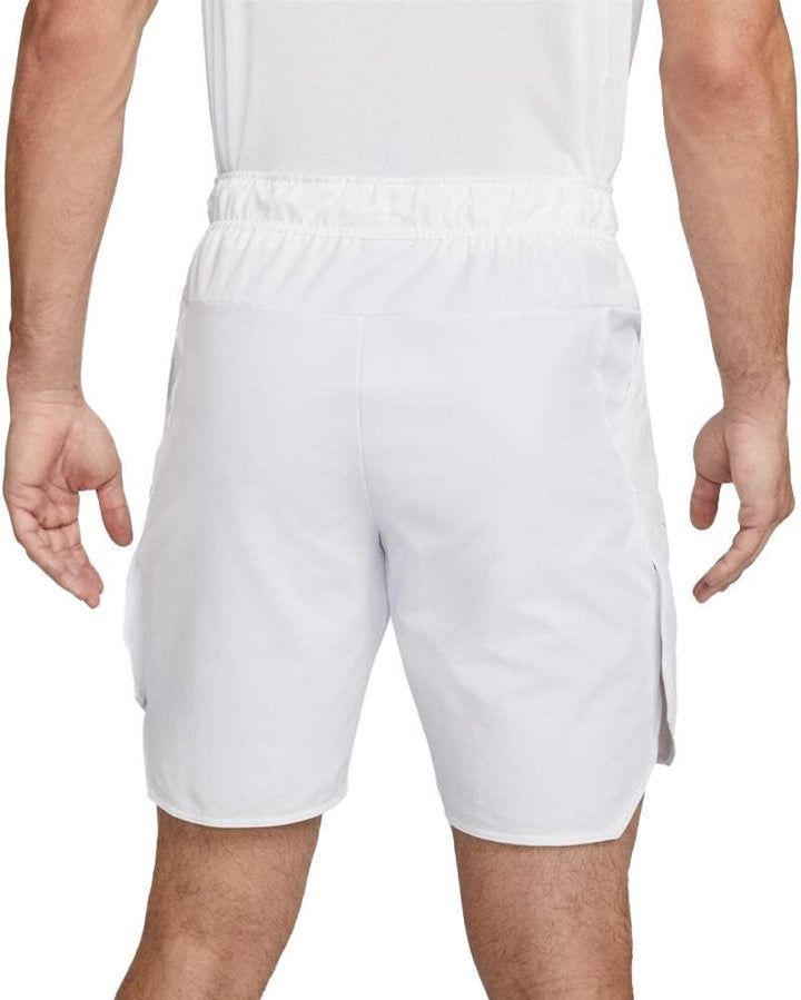 Nike Herren Short Nikecourt Dri-fit Advantage XXL White/Black, XXL White/Black