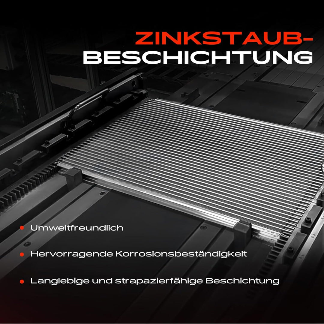 Frankberg Kondensator Klimaanlage Kompatibel mit A6 4B2 C5 1.9L 2.5L 1997-2005 A6 Avant 4B5 1.9L 2.5