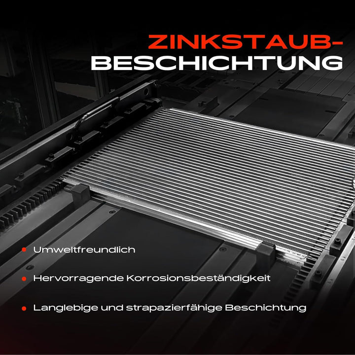 Frankberg Kondensator Klimaanlage Kompatibel mit A6 4B2 C5 1.9L 2.5L 1997-2005 A6 Avant 4B5 1.9L 2.5