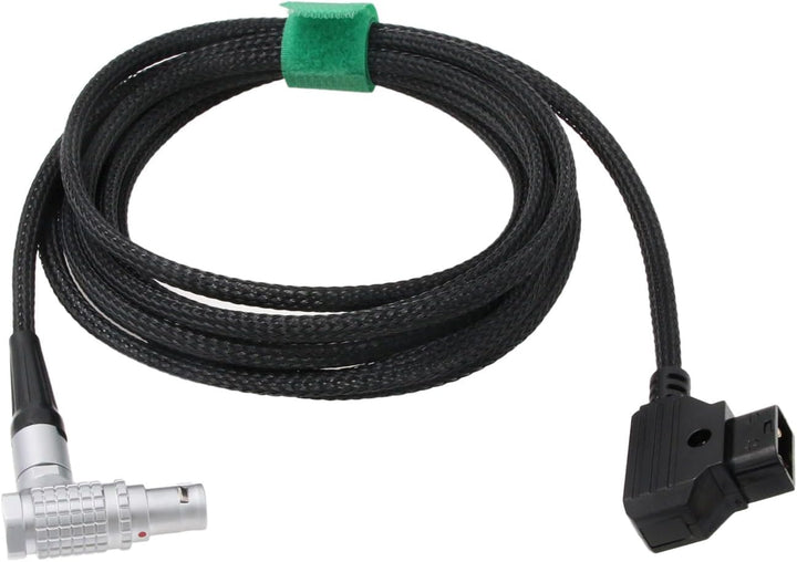 D-Tap-Netzkabel für Red Epic Dragon DSMC2 Kamera, rechtwinklig, 6-polig, geflochten, 1,9 m