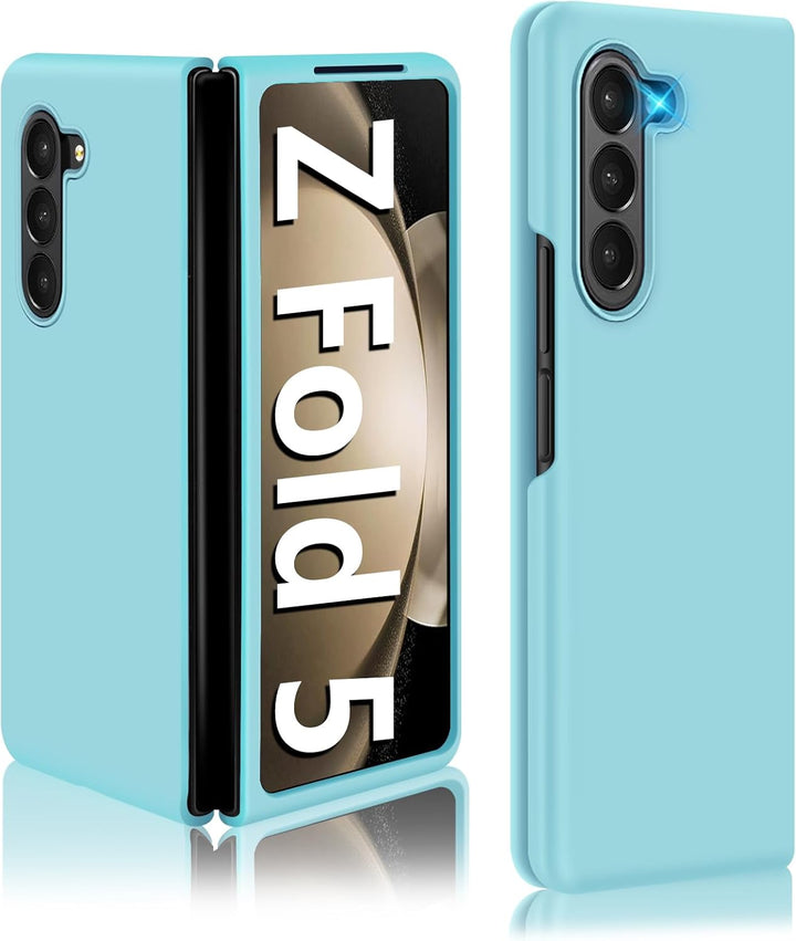 Z Fold 5 Hülle, Handyhülle für Samsung Galaxy Z Fold 5 Hülle (2023 Neu), Flüssiges Silikon Ultra Dün