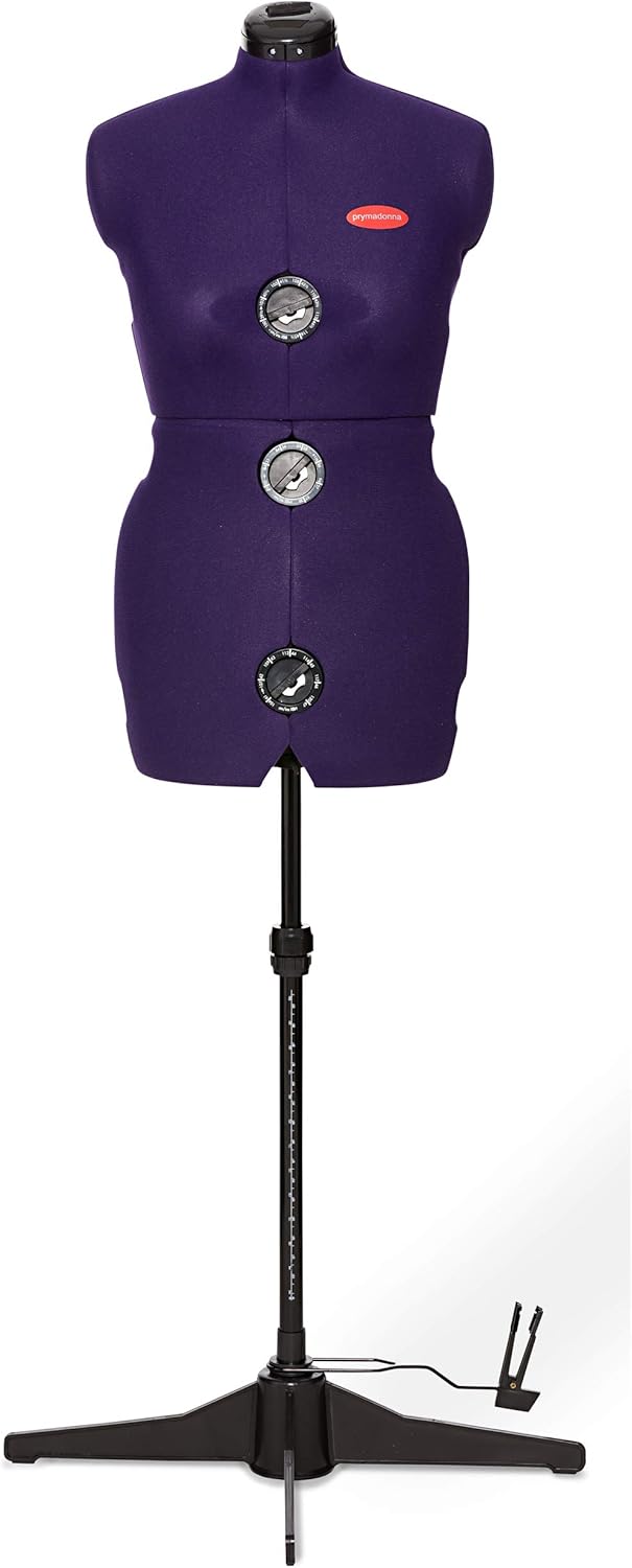 Prym Prymadonna M, 8-teilig Schneiderbüste, Metal, Lila, M & Wende-Set, Kunststoff, violett, One Siz