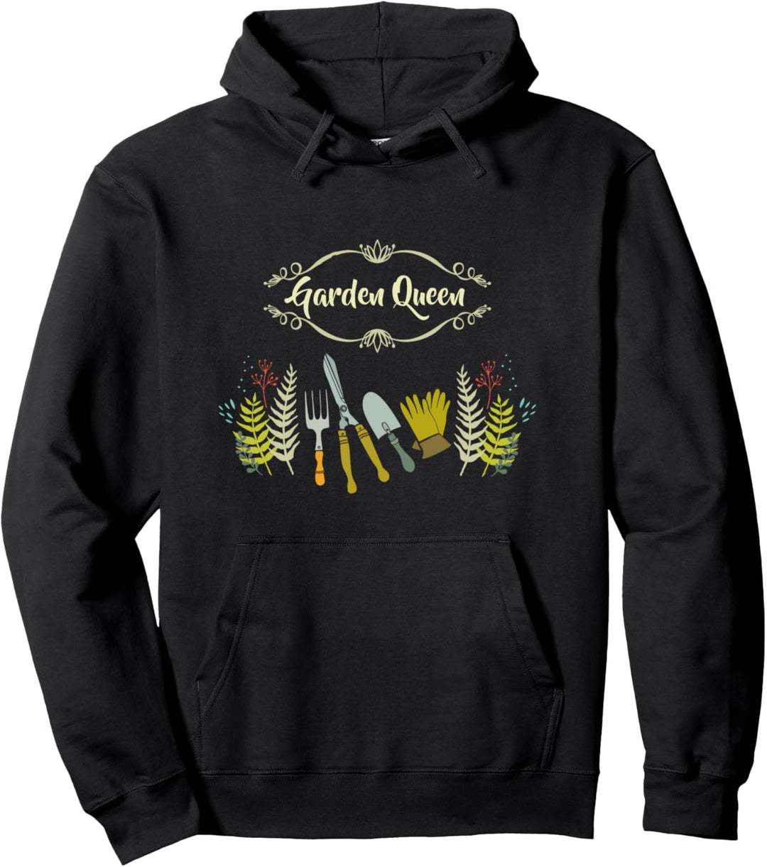 Garden Queen Garten Königin Gärtnern Gärtnerin Pullover Hoodie