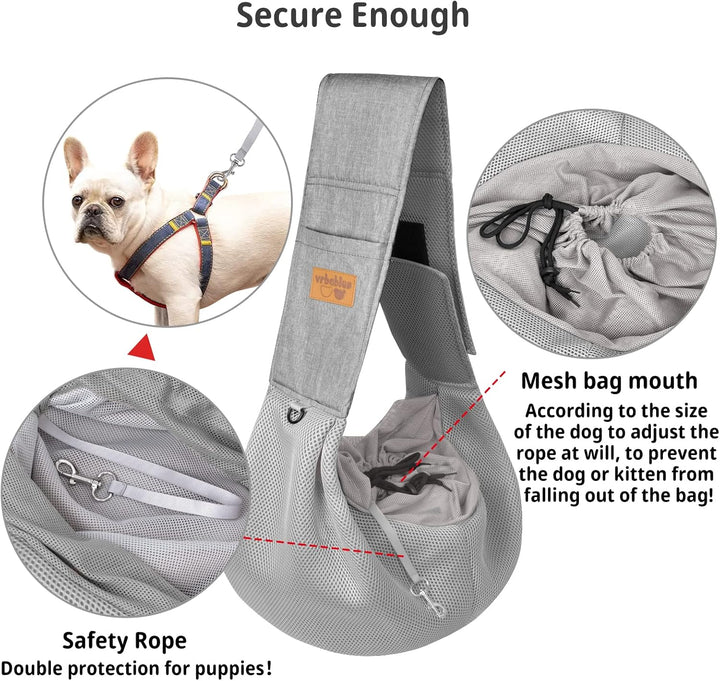 Hundetragetasche,Hundetasche für Kleine Hunde und Andere Haustiere 5kg,Hundetragetuchtragetuch Hund