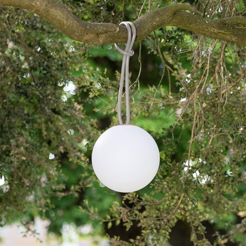 Fatboy Bolleke Indoor/Outdoor LED Lantern, Light Grey, Light Grey