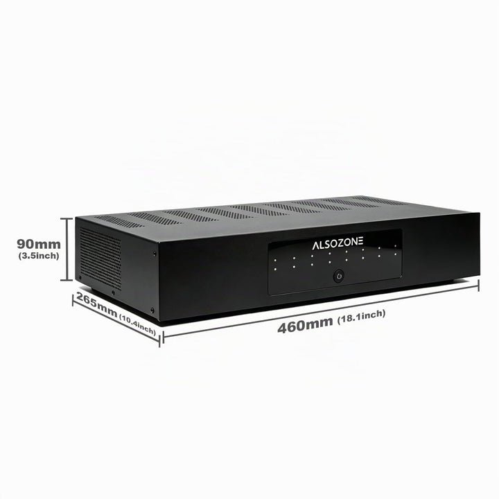 3eAudio PAM256 Multikanal-Endstufe - 6-Kanal Verstärker mit 250W pro Kanal, TPA3255 PBTL, GaN &amp; PFFB