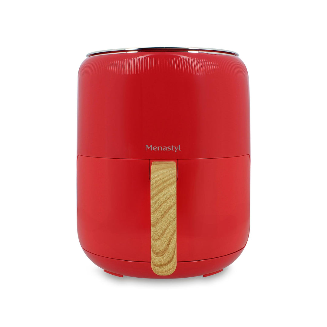 MENASTYL - Fritteuse ohne Heissluftöl Colorama – Magenta – ohne PFAS – 4,5 l – 8 Programme – Tempera
