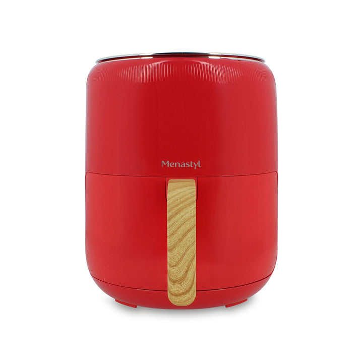 MENASTYL - Fritteuse ohne Heissluftöl Colorama – Magenta – ohne PFAS – 4,5 l – 8 Programme – Tempera