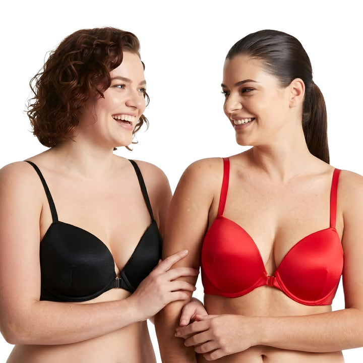 Curve Muse Damen Hochdrücken Fügen Sie 1 und eine halbe Tasse hinzu Bügel Halfter vorne schliessen B