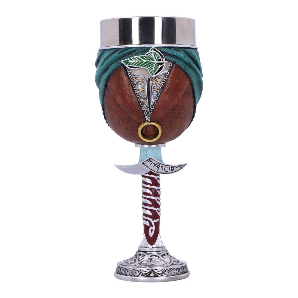 Nemesis Now Offizielles Lizenzprodukt "Herr der Ringe", Frodo-Kelch, Braun, 19,5 cm, B5893V2