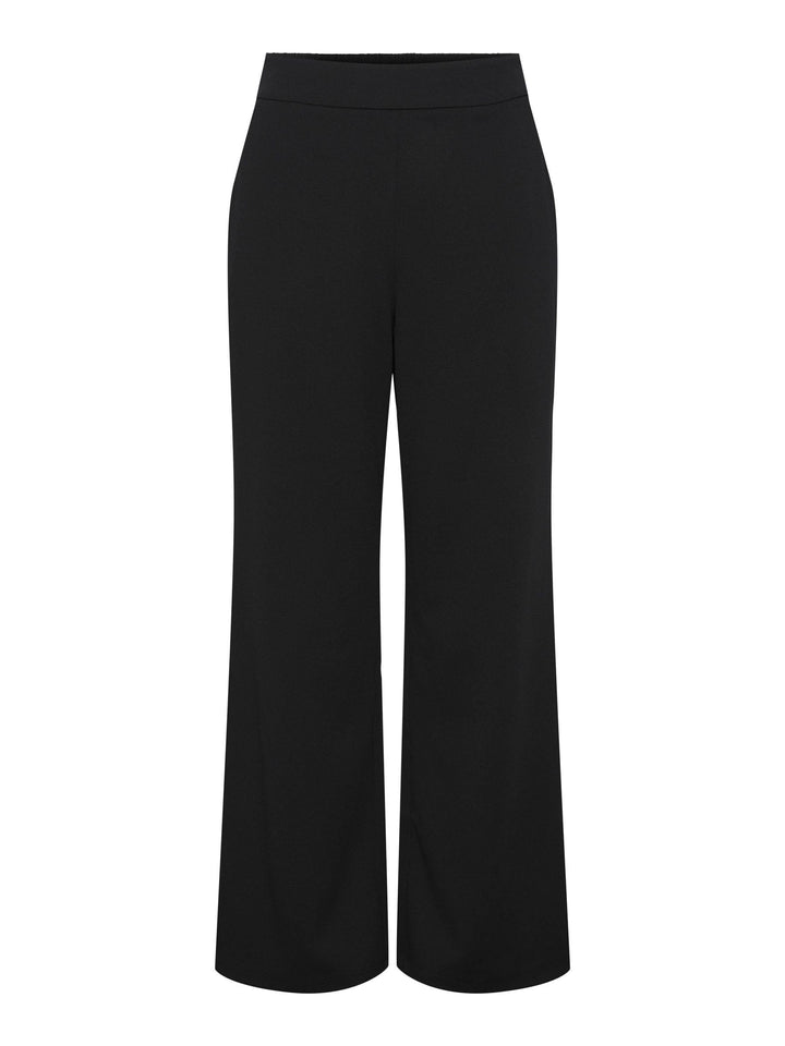 PIECES Damen Pcnula Hw Wide Pants Noos, S / 30L Schwarz