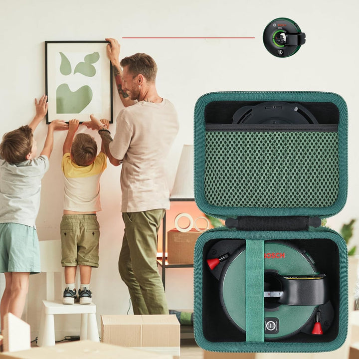 Nur Tragetasche | co2CREA Hartschalen Etui Schutztasche kompatibel mit Bosch Atino 2-in-1 Linienlase