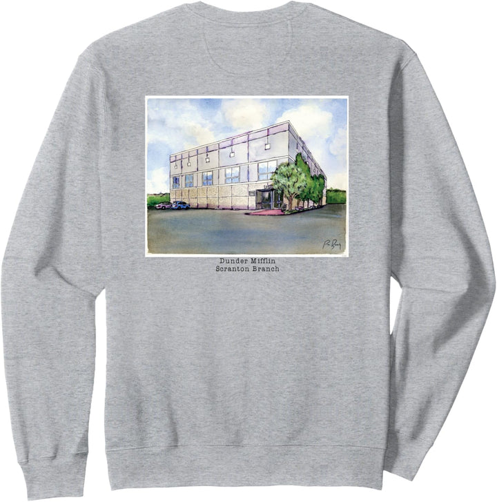 The Office Dunder Mifflin Aquarell Illustration Sweatshirt
