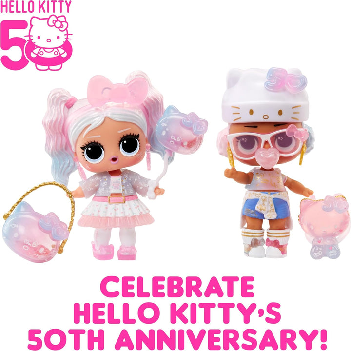 LOL Surprise Loves Hello Kitty Tots - Limited Edition Puppe Crystal Cutie - Sammlerpuppe mit 7 Überr
