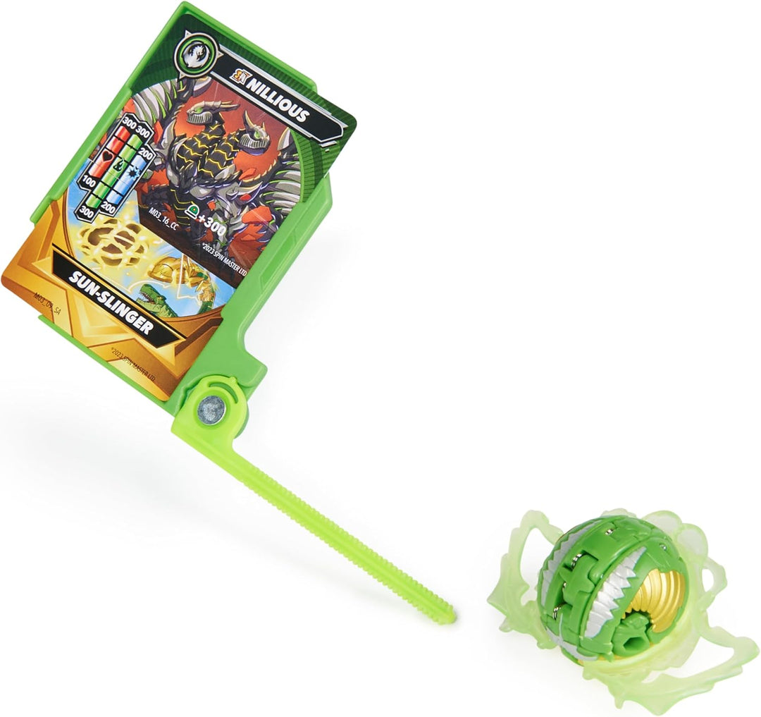 BAKUGAN Starter 3-Pack, Special Attack Nillious, Titanium Dragonoid, Bruiser, individualisierbare Ac