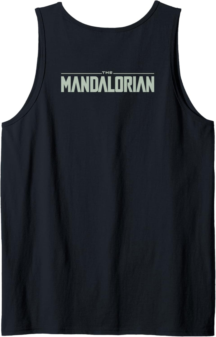 Star Wars The Mandalorian The Child Faded Circle Portrait Tank Top
