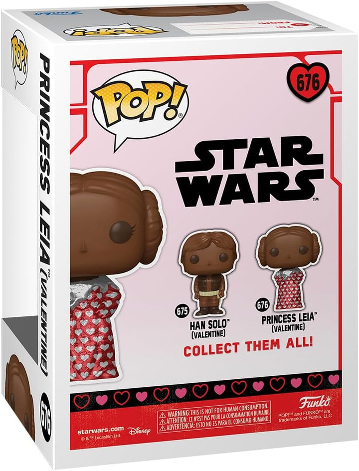 Funko POP! Star Wars: Leia Organa - (Val Choc) - Vinyl-Sammelfigur - Geschenkidee - Offizielle Hande
