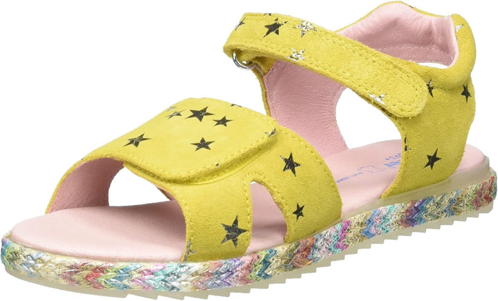 Richter Kinderschuhe Mädchen Halbschuhe Klett Sandale Rosa Freizeit 29 EU Sohle Silver, 29 EU Sohle