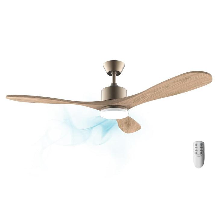 Cecotec Deckenventilator EnergySIlence Aero 5200 Black Design. 40 W, 52“ mit DC Motor, LED Beleuchtu