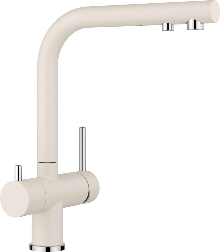 BLANCO FONTAS II Filter | Küchenarmatur in softweiss | Hochdruck | Rückflussverhinderer | Keramik Ka