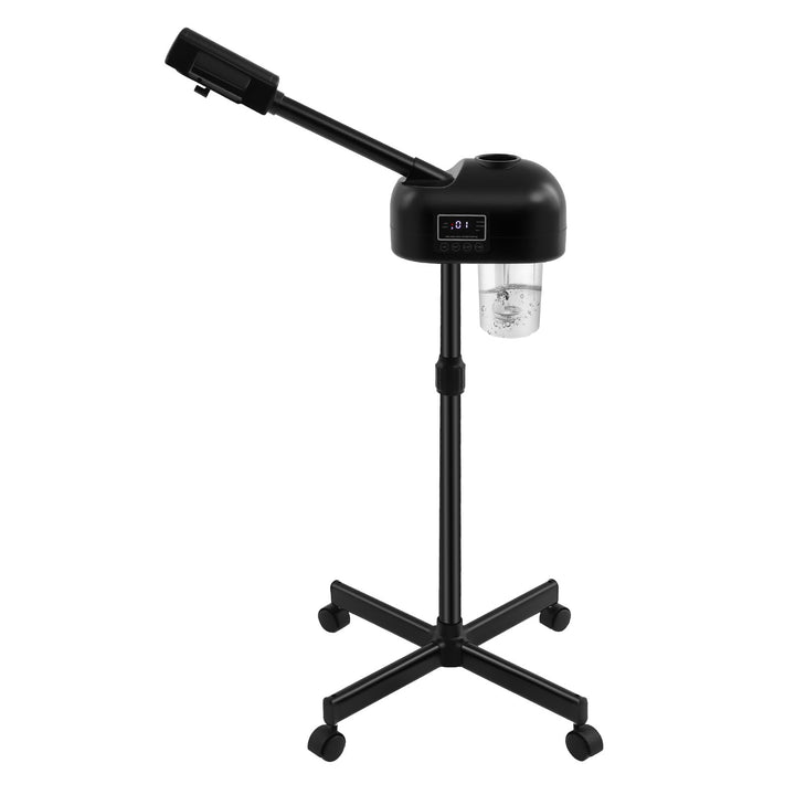 Bedampfer Kosmetik, DampfgeräT für Gesicht mit Drehbarem Arm &amp; LCD-Bedienfeld, Esichtsdampfer für Sa