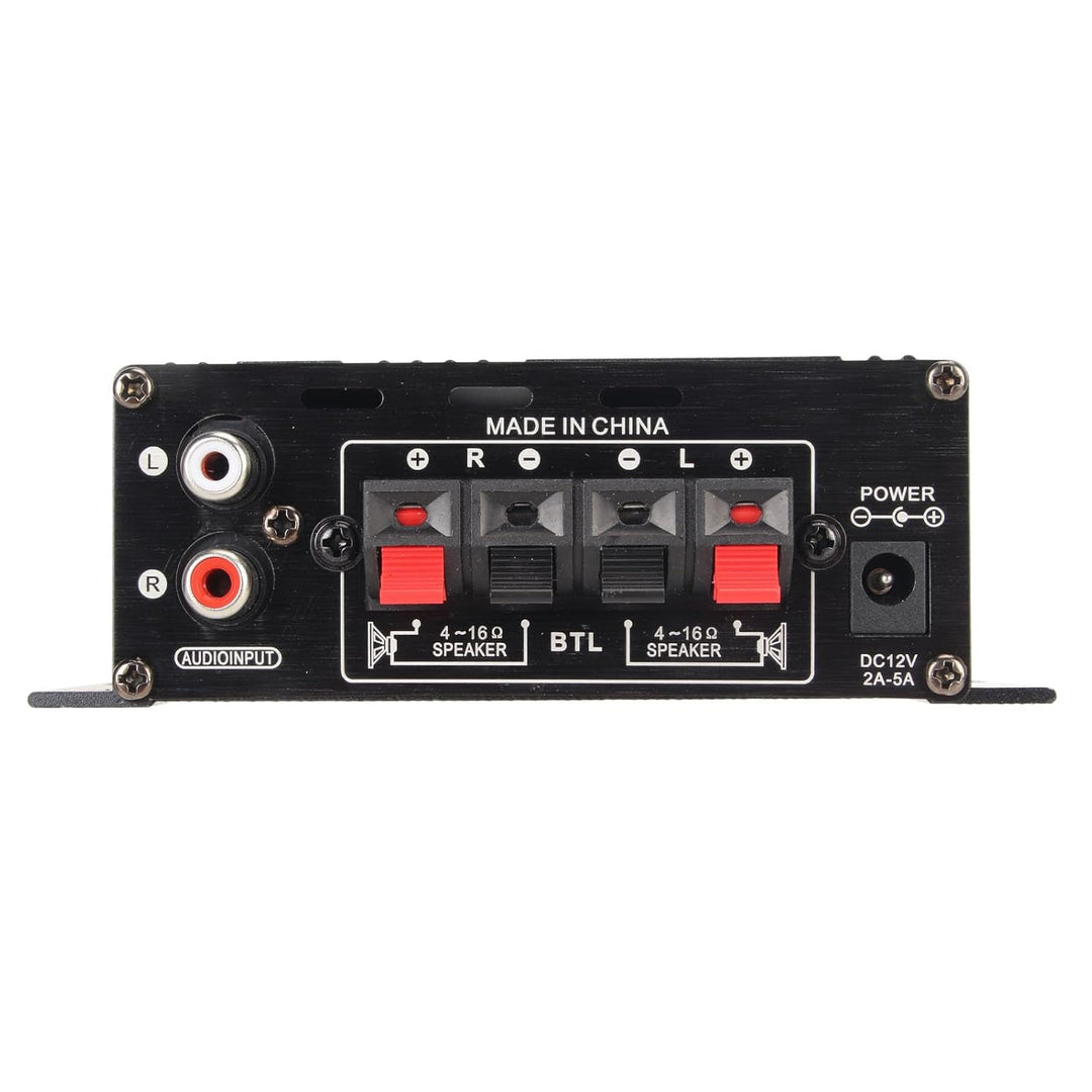 Bewinner AK-160BT Bluetooth 5.0 12 V 2-Kanal-Stereo-Digital-Audioverstärker, 20 Hz Bis 20 kHz Autora