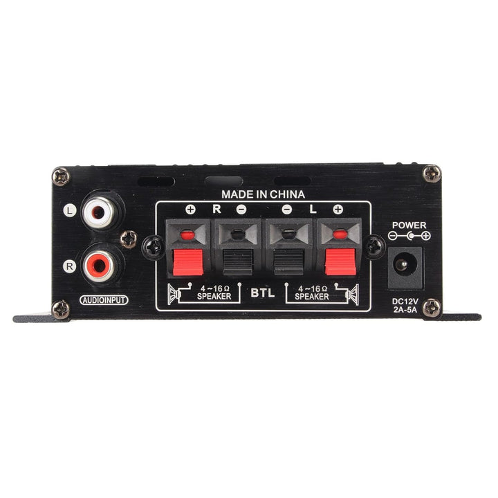 Bewinner AK-160BT Bluetooth 5.0 12 V 2-Kanal-Stereo-Digital-Audioverstärker, 20 Hz Bis 20 kHz Autora